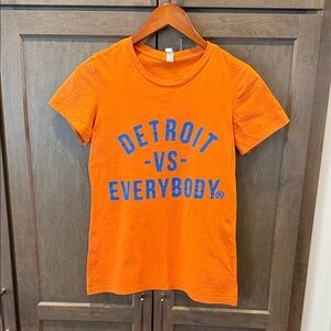 Orange Women’s Detroit vs Everybody T-Shirt